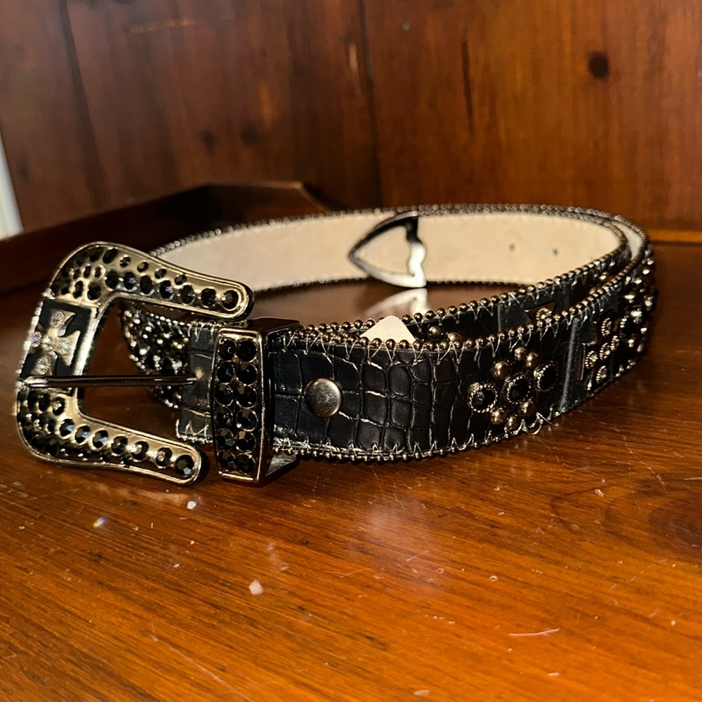 Genuine leather, belt size 38